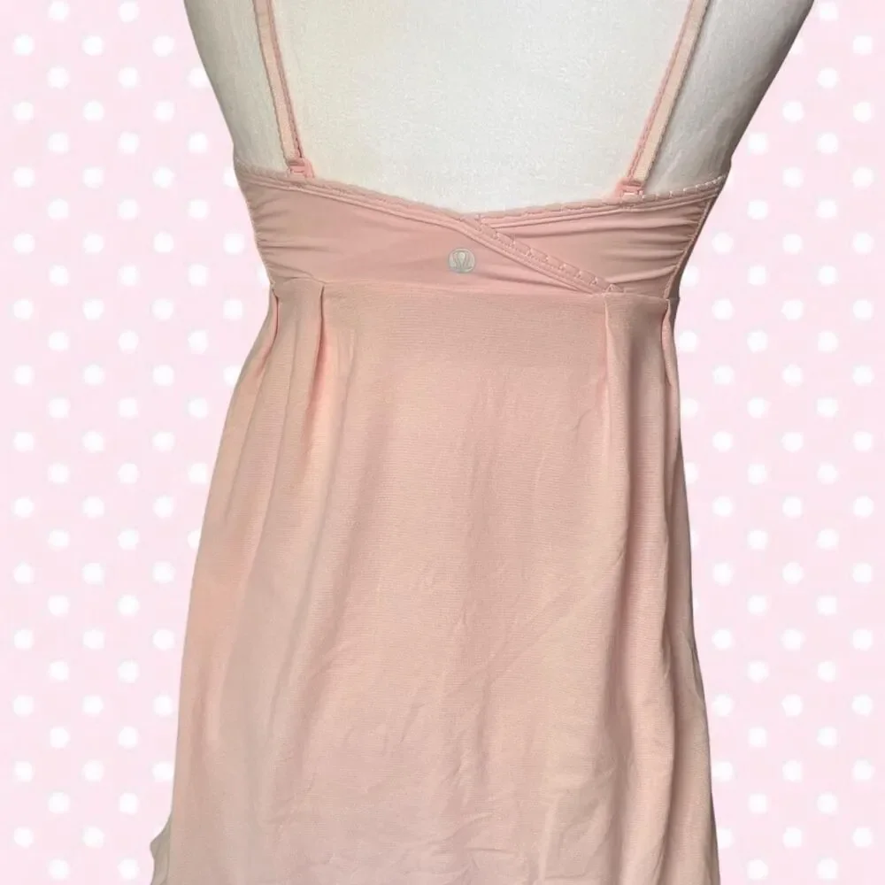 Lululemon Women's Pink GRACEFUL FLOW TANK size 6 - Picture 3 of 5